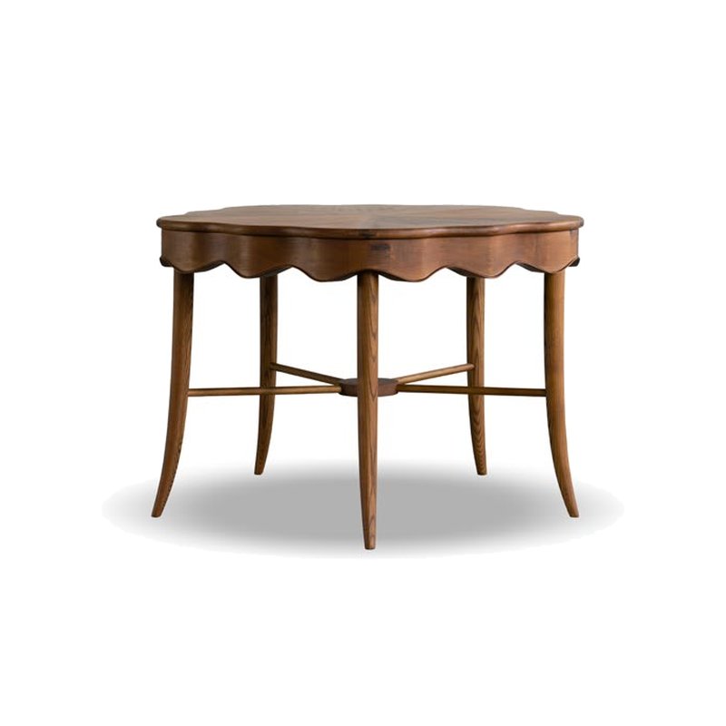 Scalloped Side Table