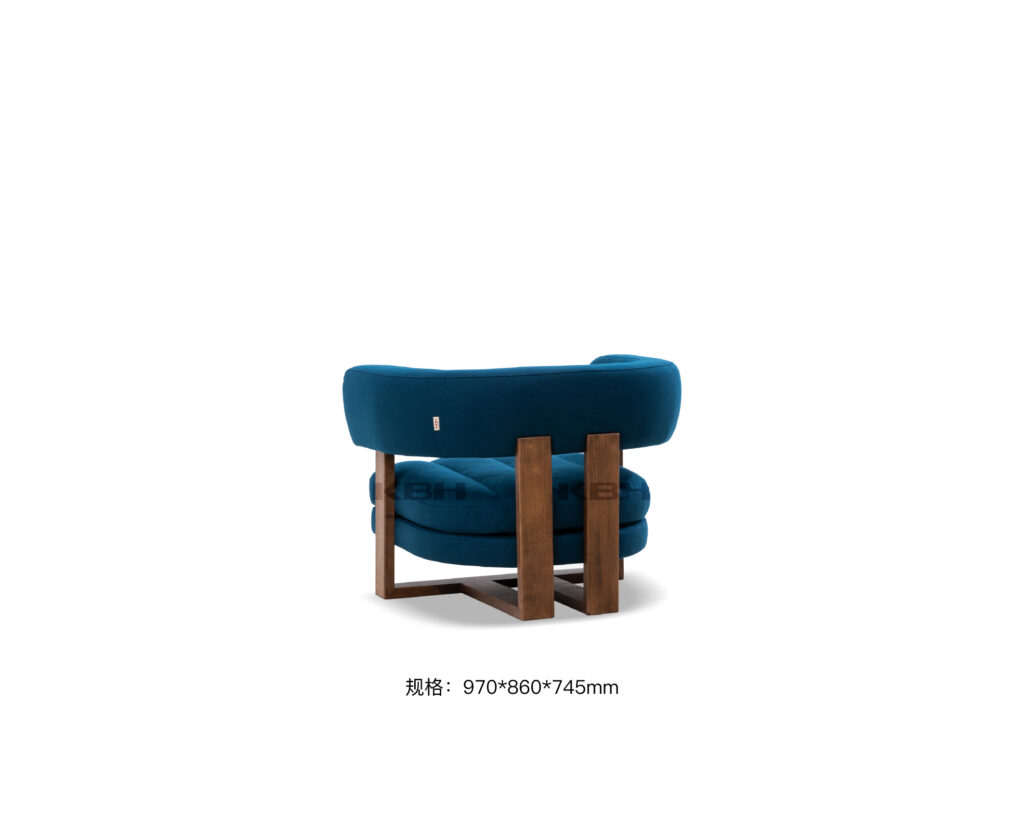 KBH Almond Daybed Chair in soft, pale colour