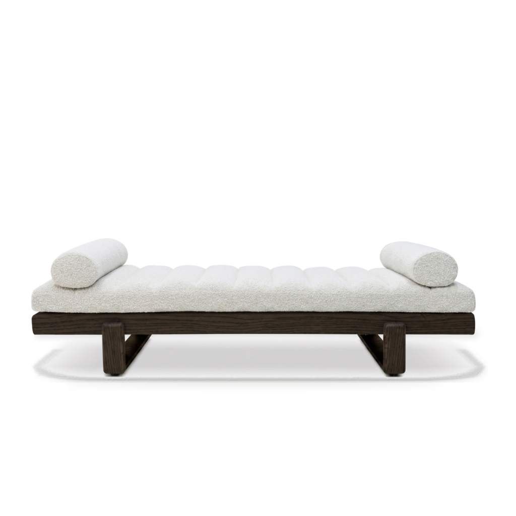 KBH Almond Daybed Chair in soft, pale colour, view 9