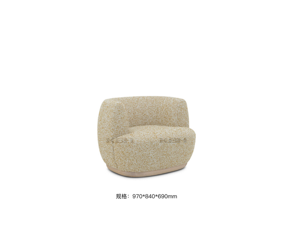 KBH Almond Sofa in soft, pale colour