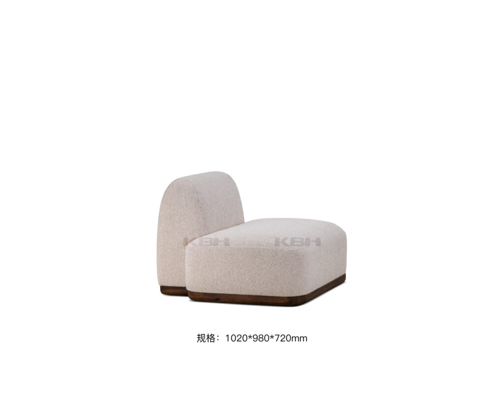 KBH Almond Sofa from the Soft Minimal collection, view 6