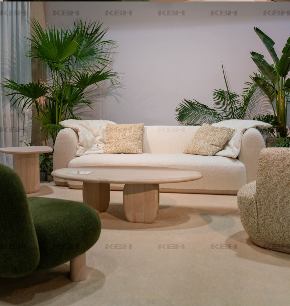 KBH Almond Sofa photographed in a room setting