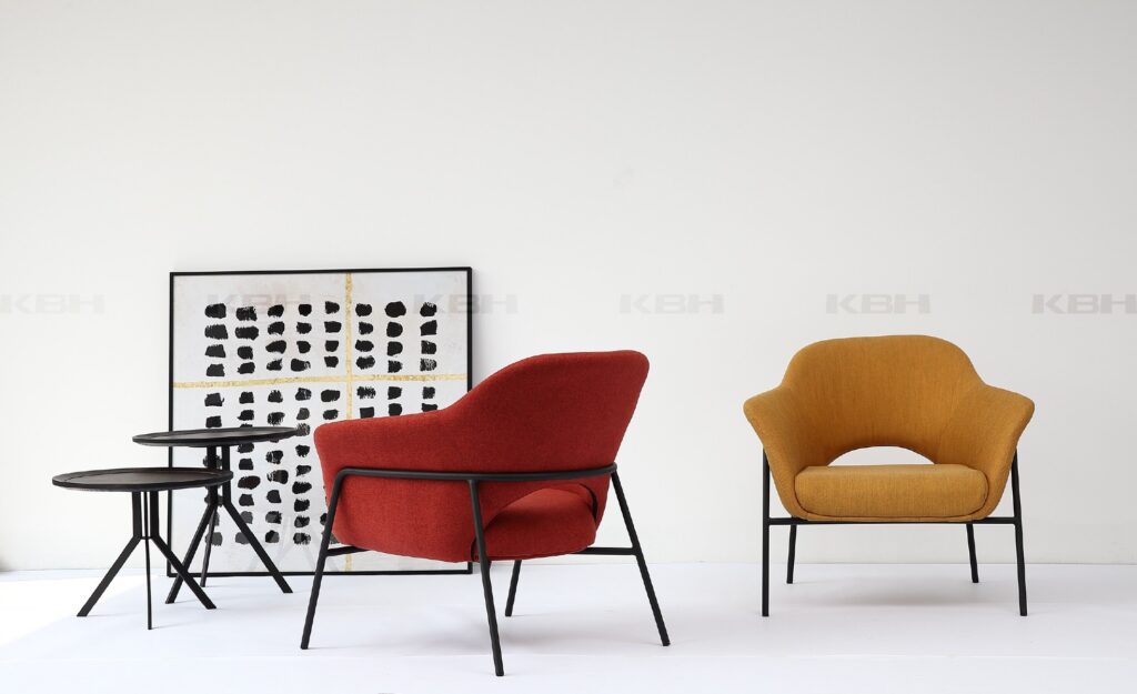 KBH Armchair CS20012 in a bedroom setting