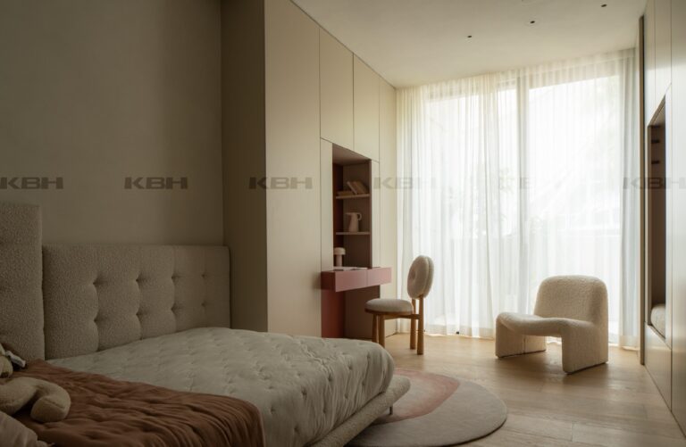KBH Armchair CS20155 in a bedroom setting