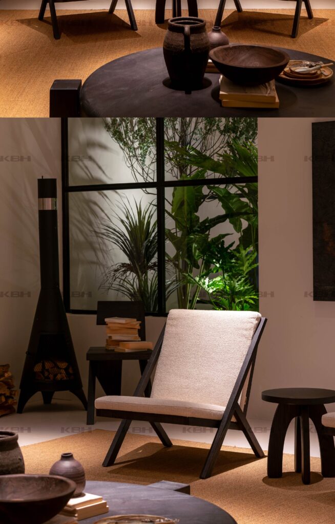 KBH Armchair SF2093 in a bedroom setting, view 3