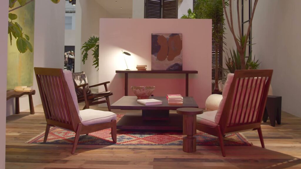 Still from the KBH film: At the Dongguan showroom