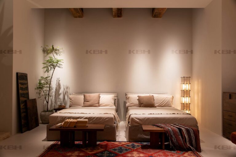 KBH Axel Bed photographed in a room setting