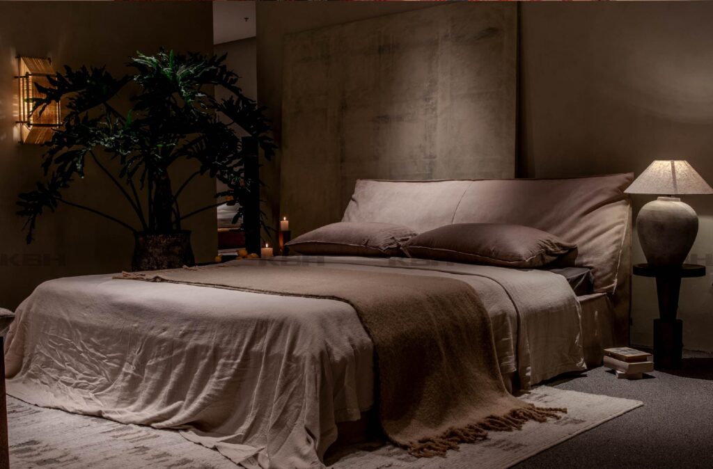 KBH Axel Bed photographed in a room setting