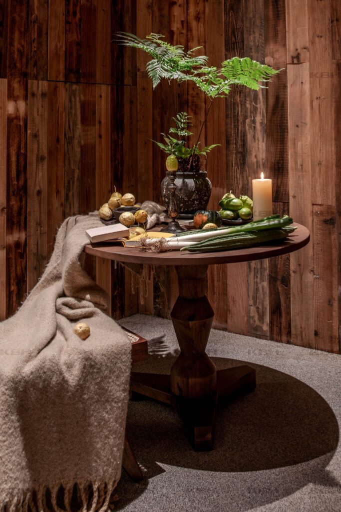 KBH Baguette Meeting Table in a living room setting
