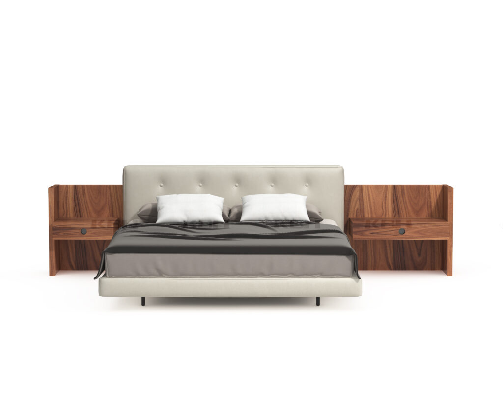 KBH Bed CW80023 in soft, pale colour