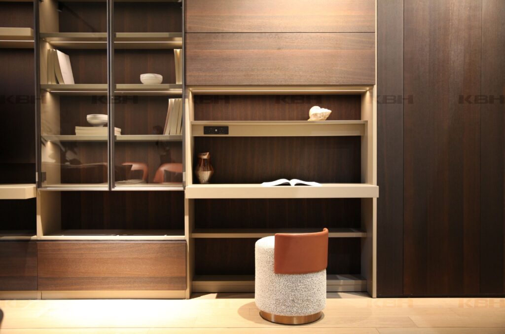 KBH Bench & Ottoman CW33001 photographed in a room setting