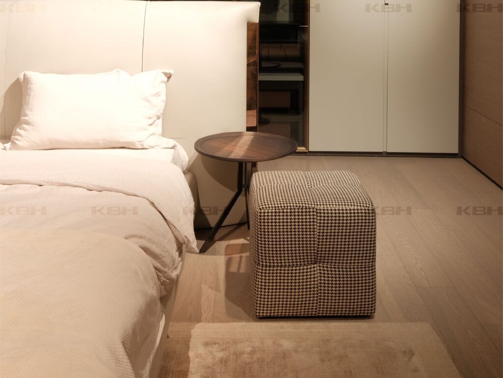 KBH Bench & Ottoman CW33002 in a bedroom setting, view 2