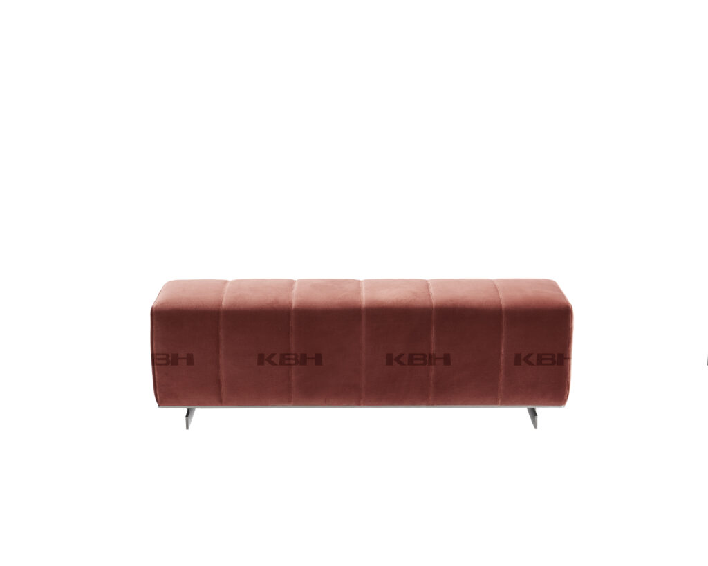 KBH Bench & Ottoman CW33005 in saturated colour
