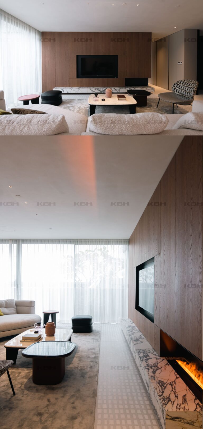 KBH Bench & Ottoman CW33010 photographed in a room setting