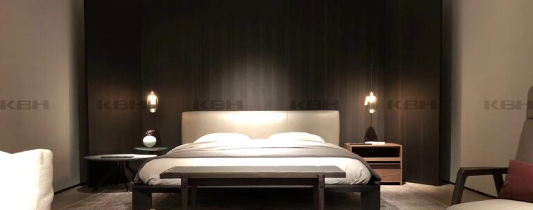 KBH Bench & Ottoman CW82001 in a bedroom setting