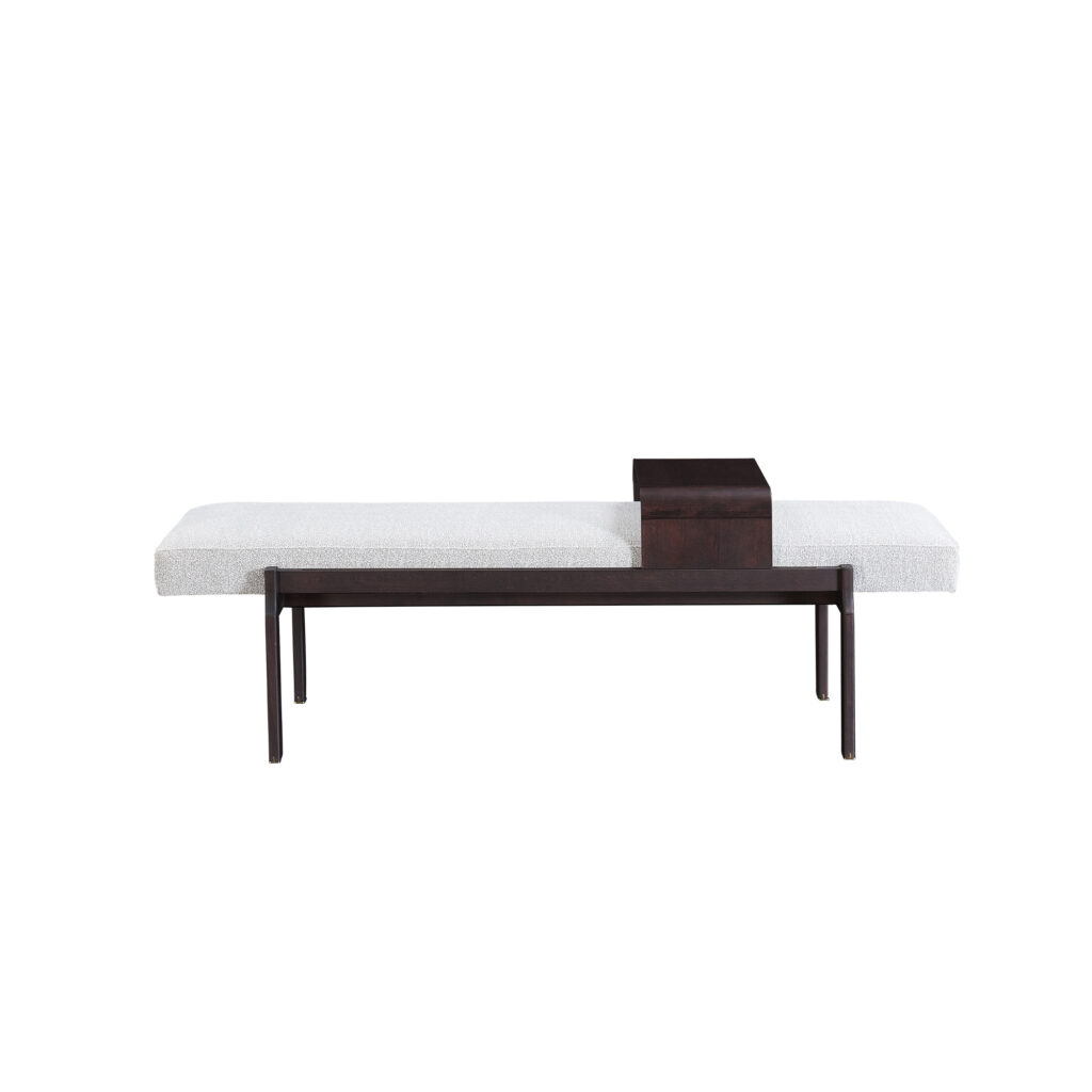 KBH Bench & Ottoman CW82003, a bench & ottoman