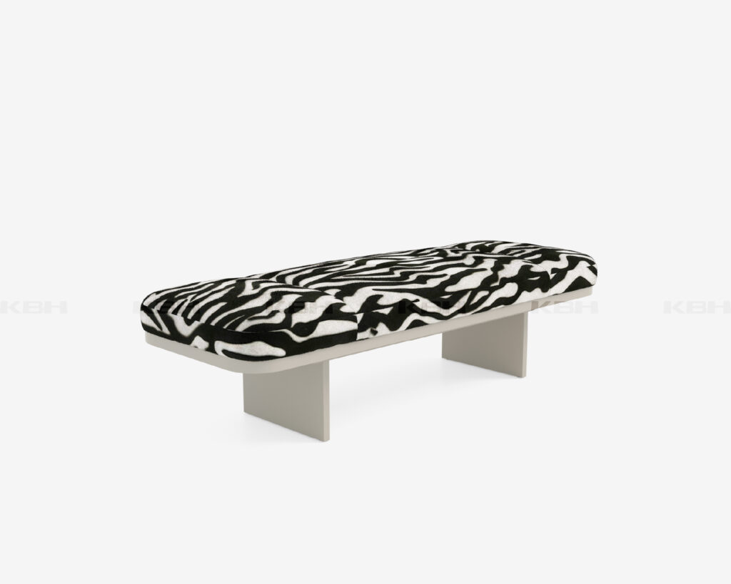 KBH Bench & Ottoman CW82004 from the Soft Minimal collection