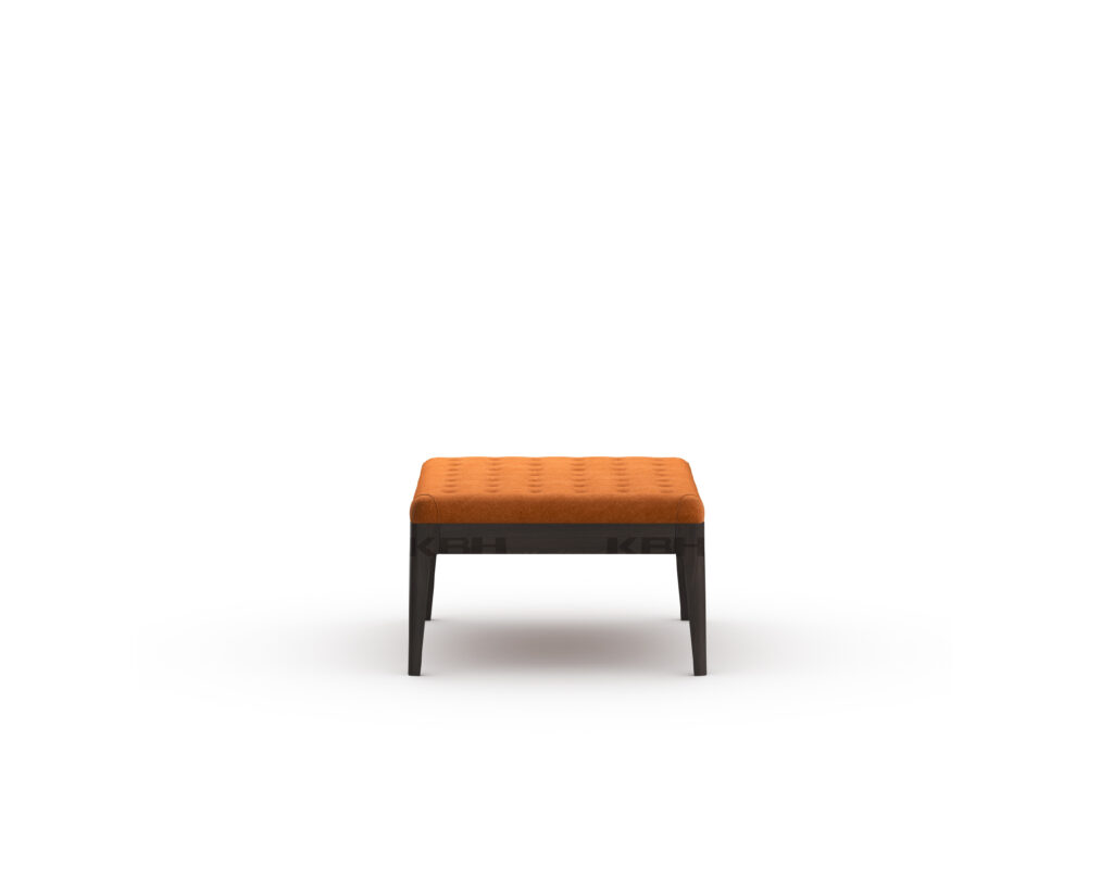 KBH Bench & Ottoman SF5007_1053 in a grounded dark palette