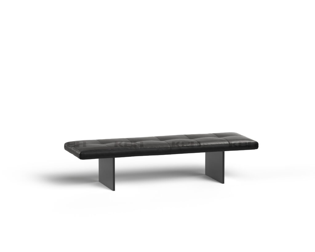 KBH Bench & Ottoman SF5008 from the Soft Minimal collection