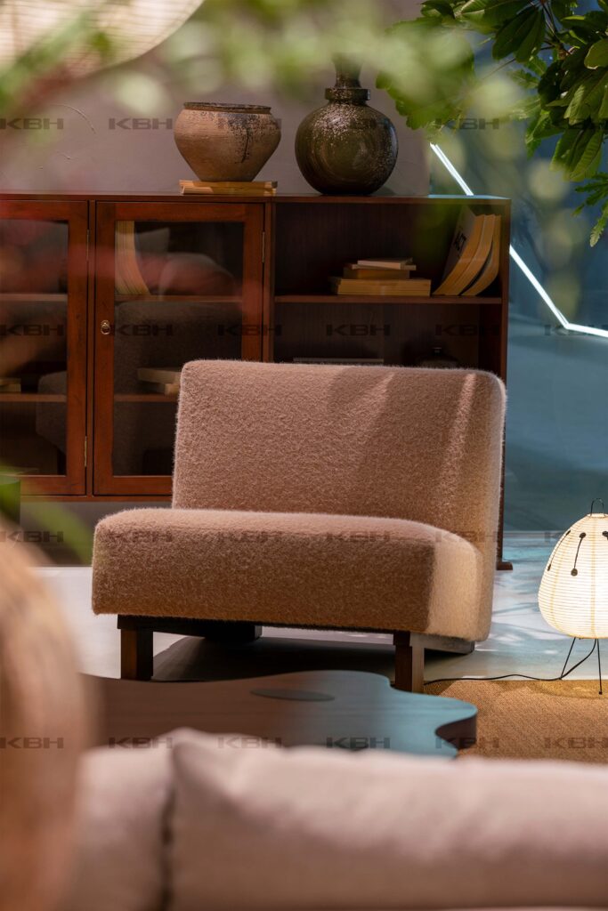 KBH Block Chair in a bedroom setting