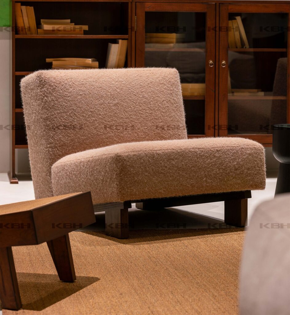KBH Block Chair in a bedroom setting, view 2