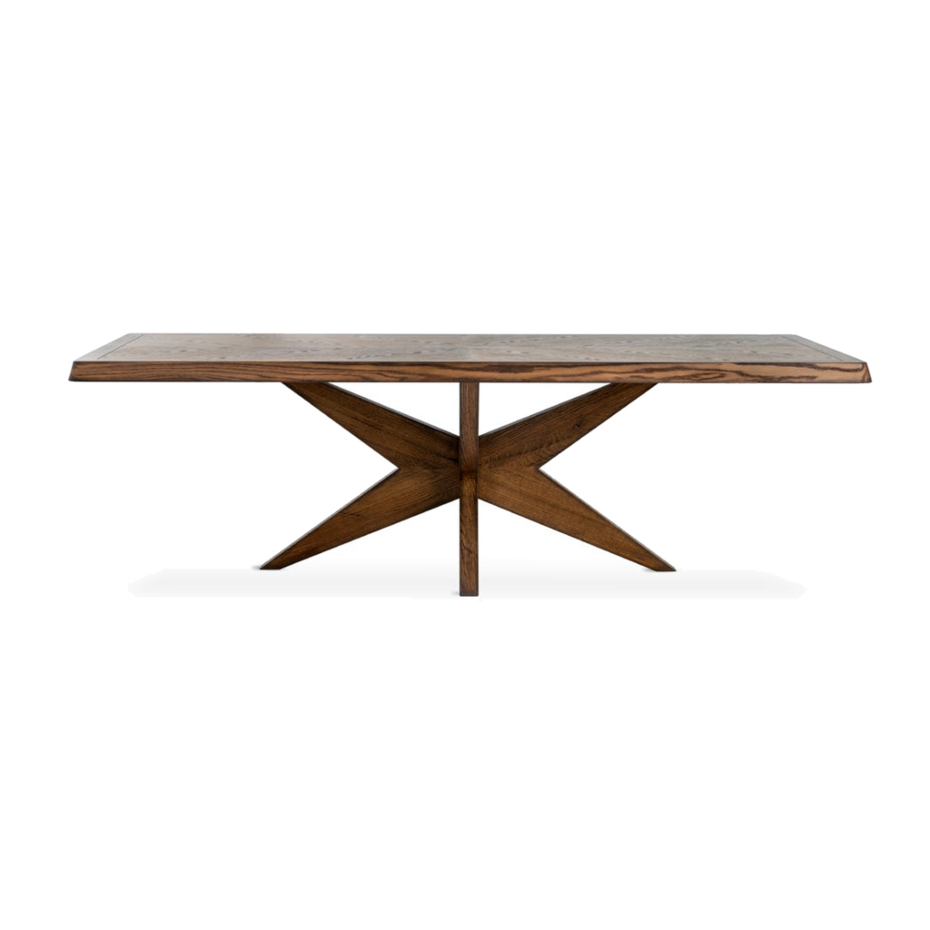KBH Branch Dining Table in warm tones, view 7