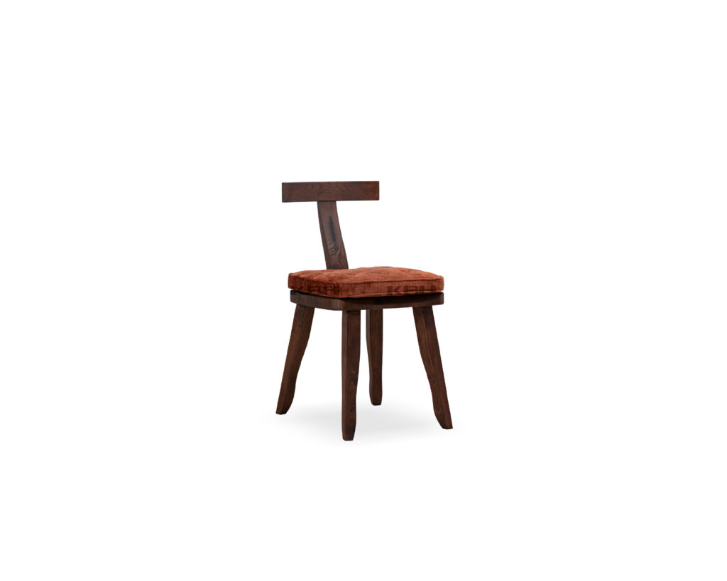 KBH Brulee Dining Chair in a grounded dark palette