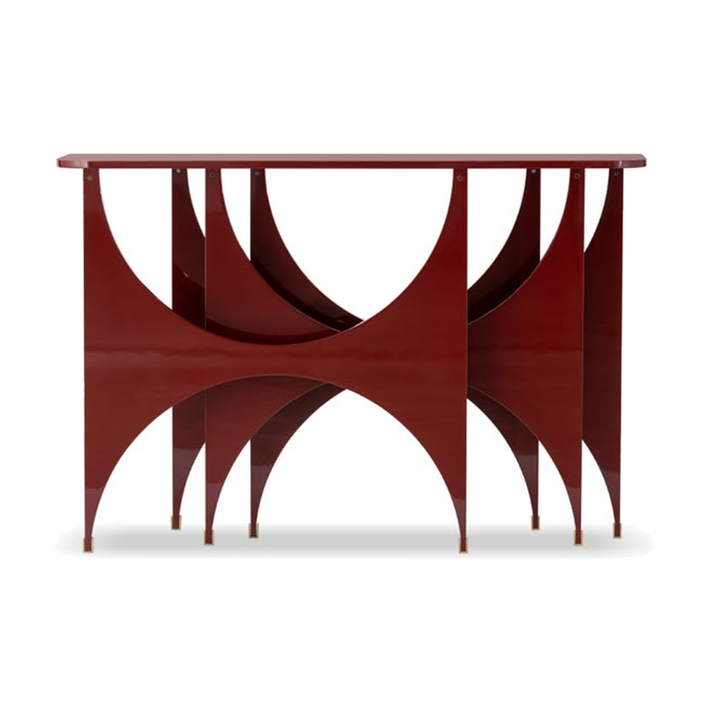 KBH Butterfly Entry Table in saturated colour, view 9