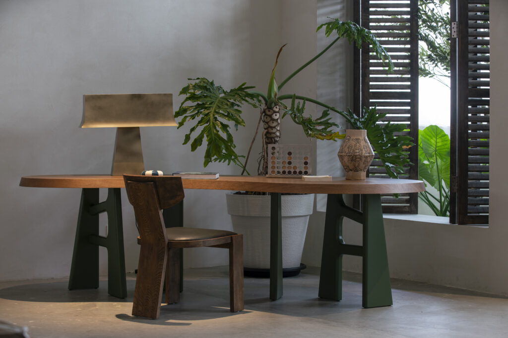 KBH Cashew Green Desk