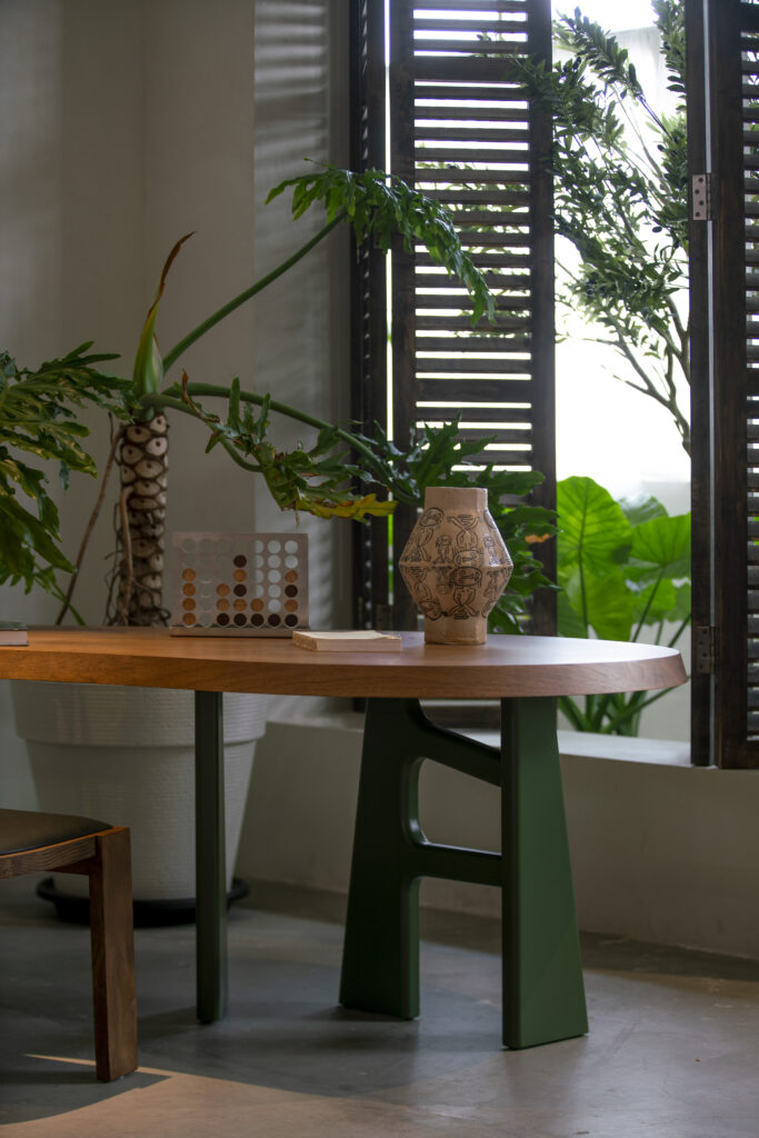 KBH Cashew Green Desk