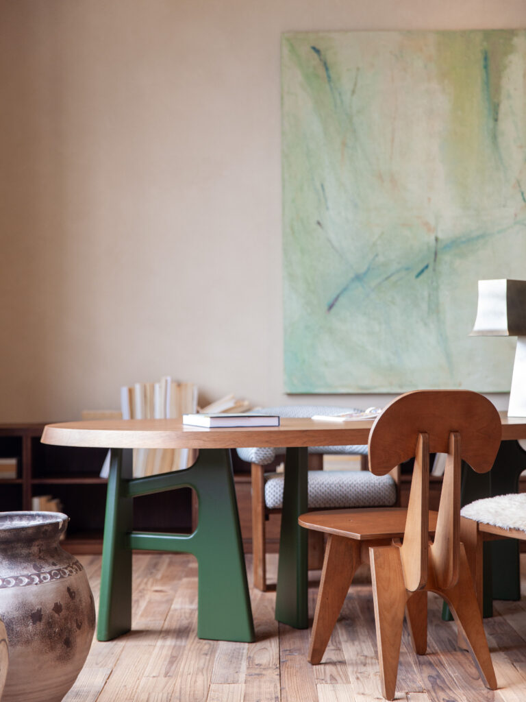 The Palette Retreat with the Cashew Green Desk