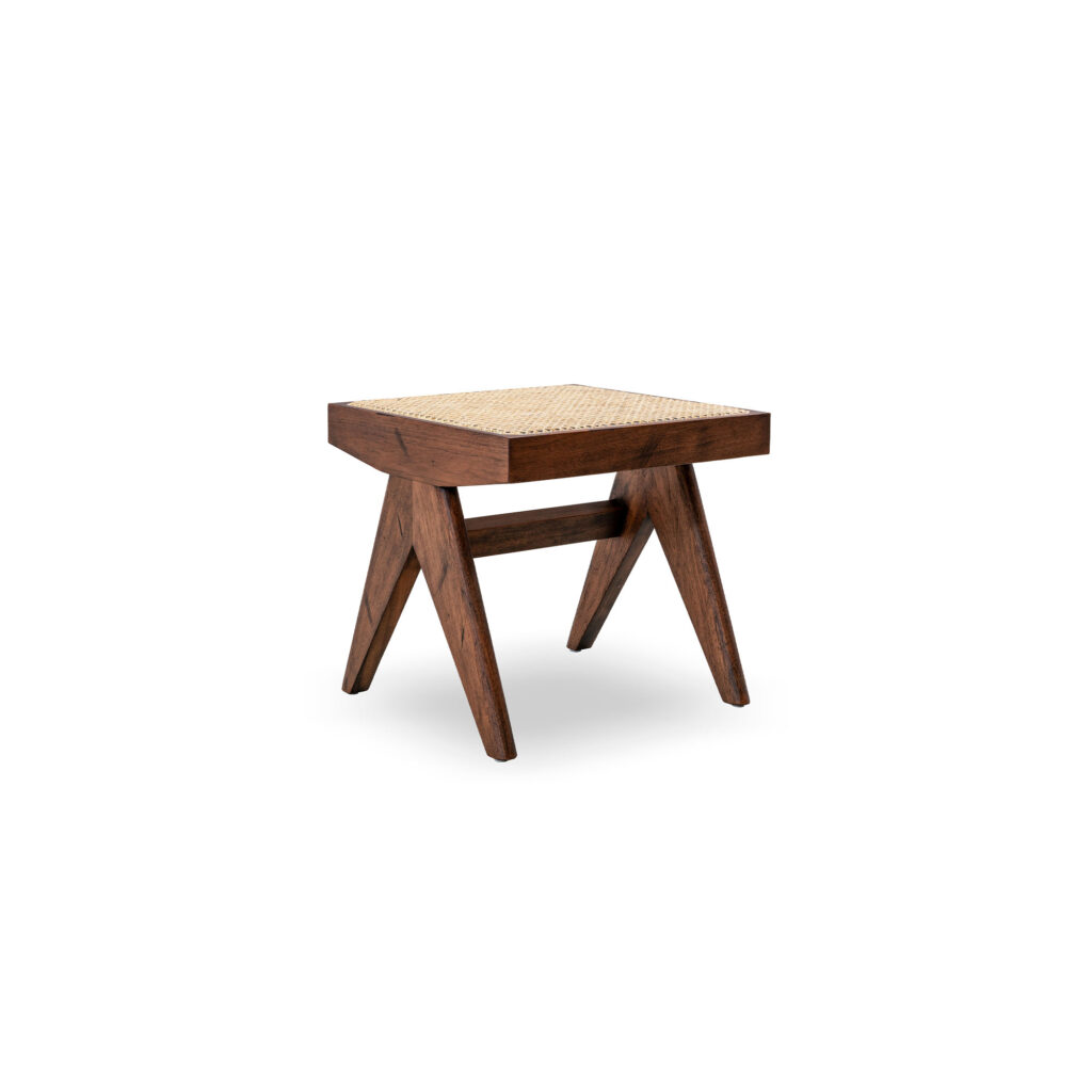 KBH Chandigarh Stool in warm tones