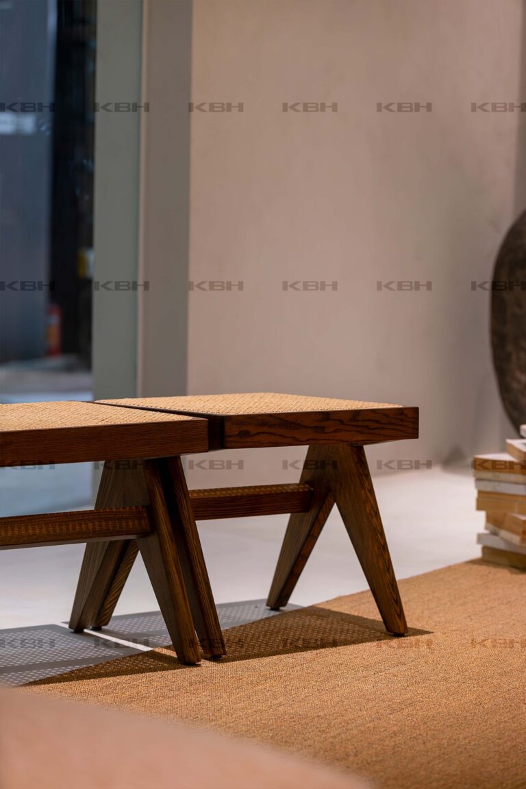 KBH Chandigarh Stool photographed in a room setting