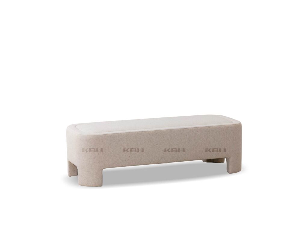 KBH Charlotte Bed-End Stool in soft, pale colour