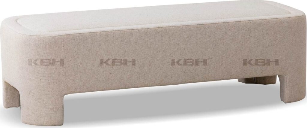 KBH Charlotte Bed-End Stool in a bedroom setting