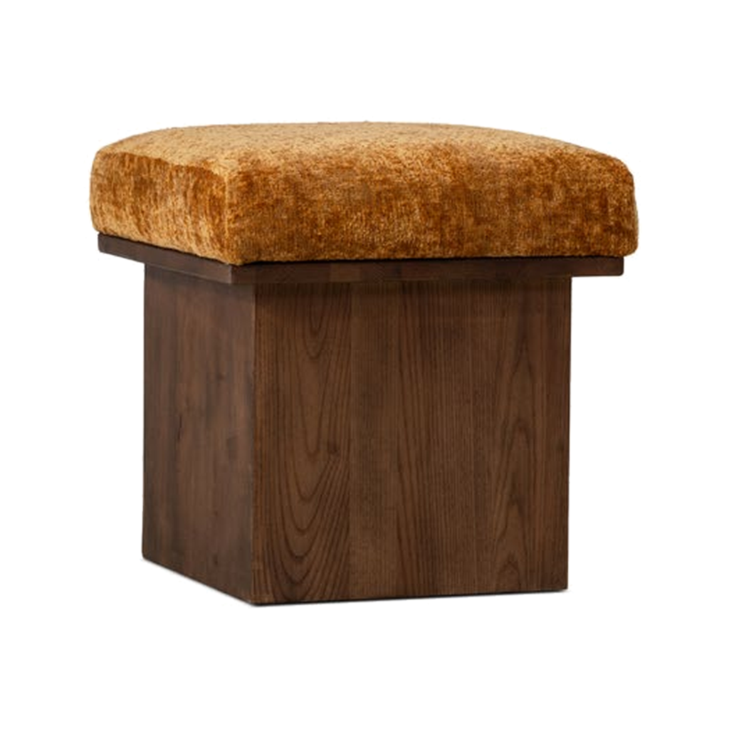 KBH Cheese Block Stool in a grounded dark palette, view 9