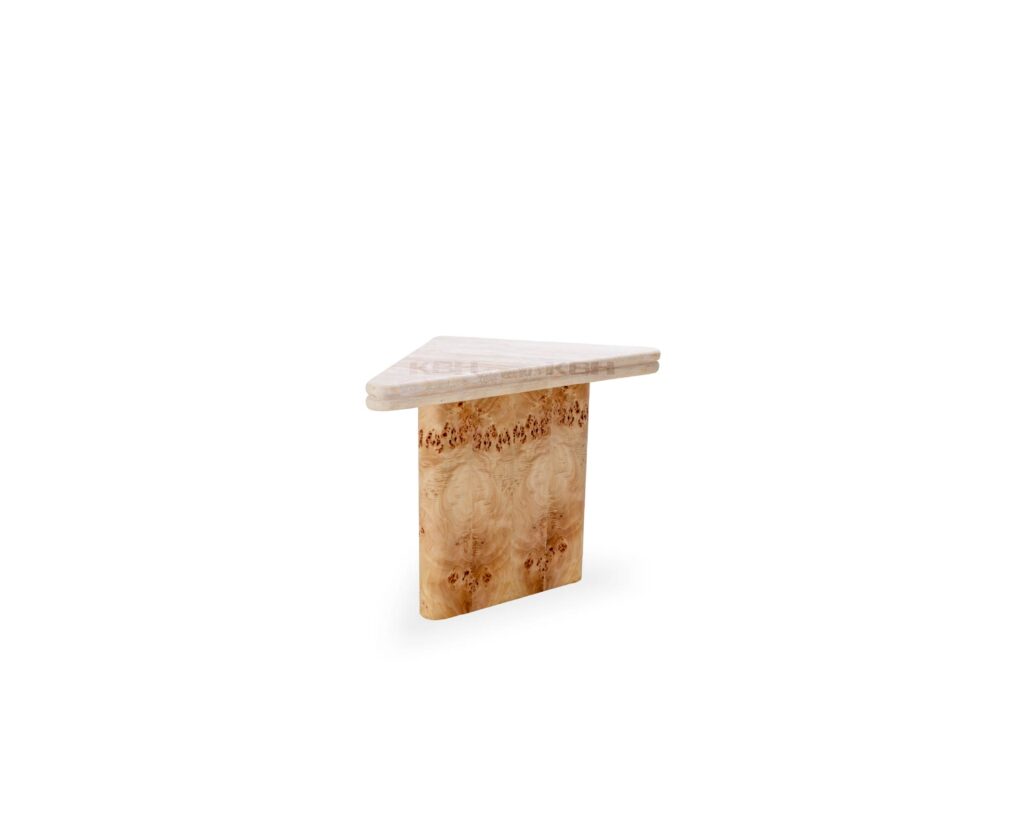 KBH Cheese Side Table from the Natural Wood collection