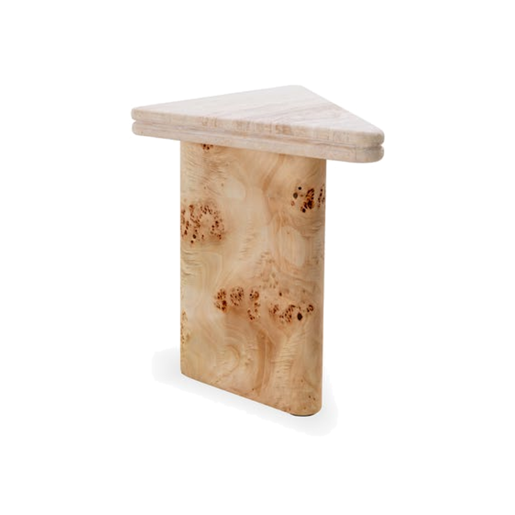 KBH Cheese Side Table in warm tones, view 9