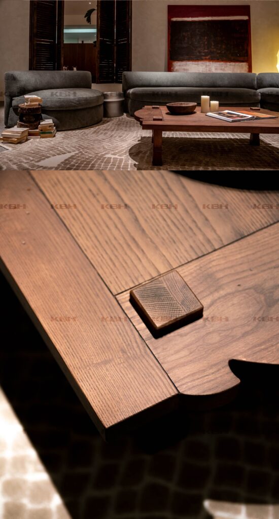 KBH Chequer Coffee Table in a living room setting, view 2