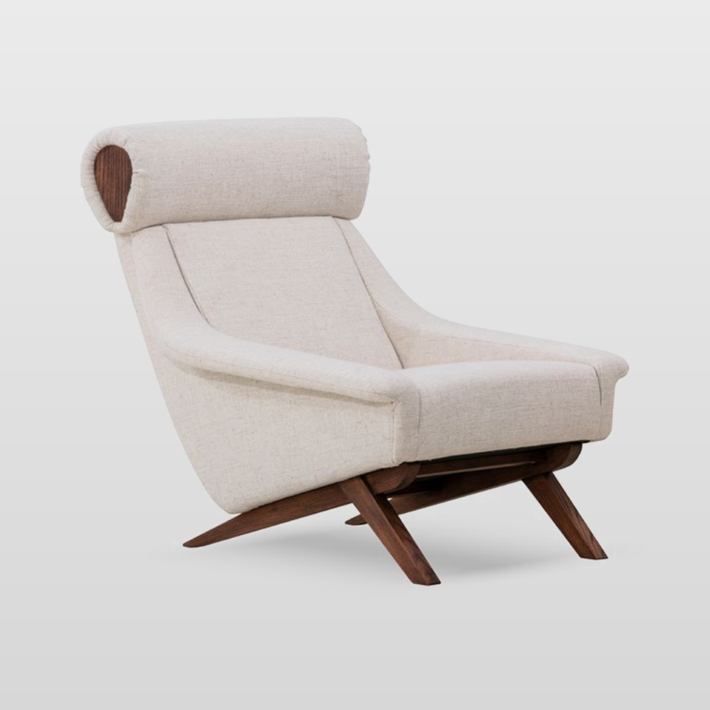 KBH Chess Chair in soft, pale colour, view 9
