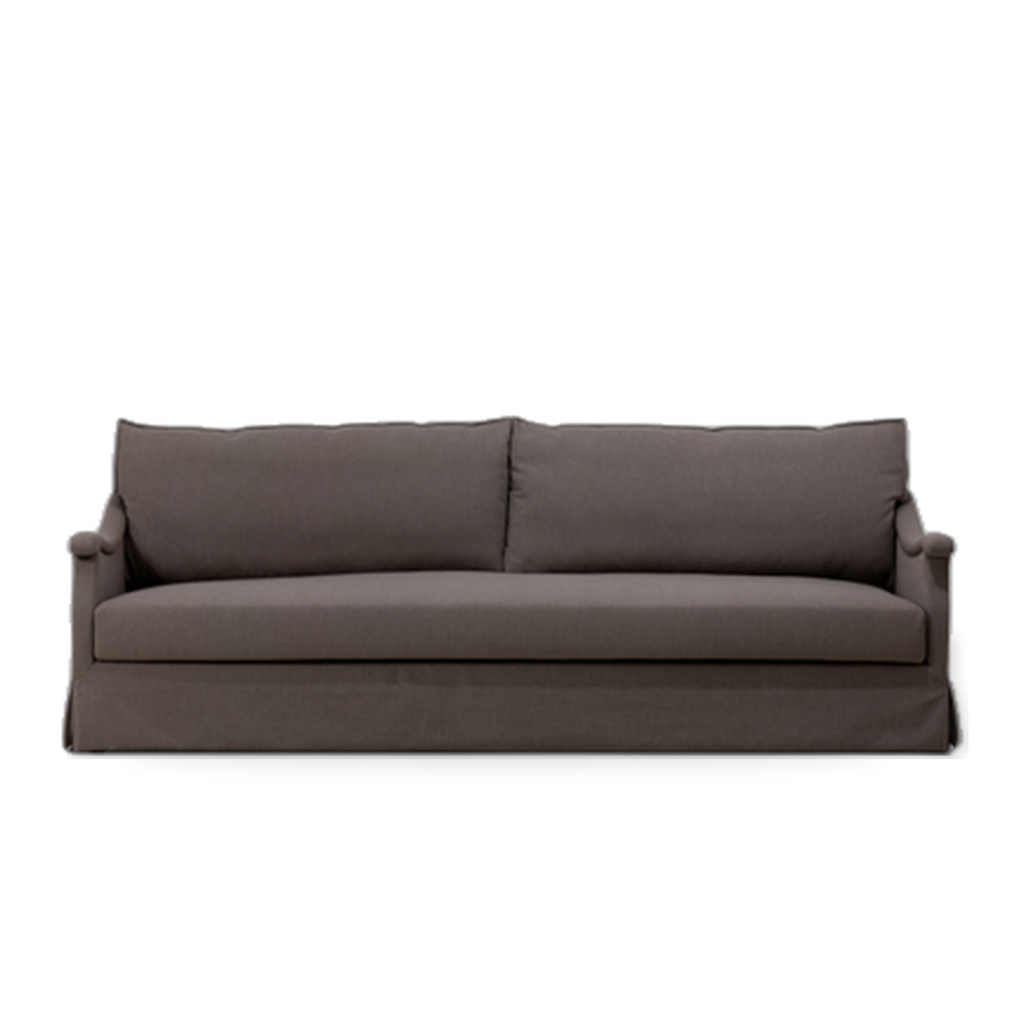 KBH Chickpea Sofa in a grounded dark palette, view 7