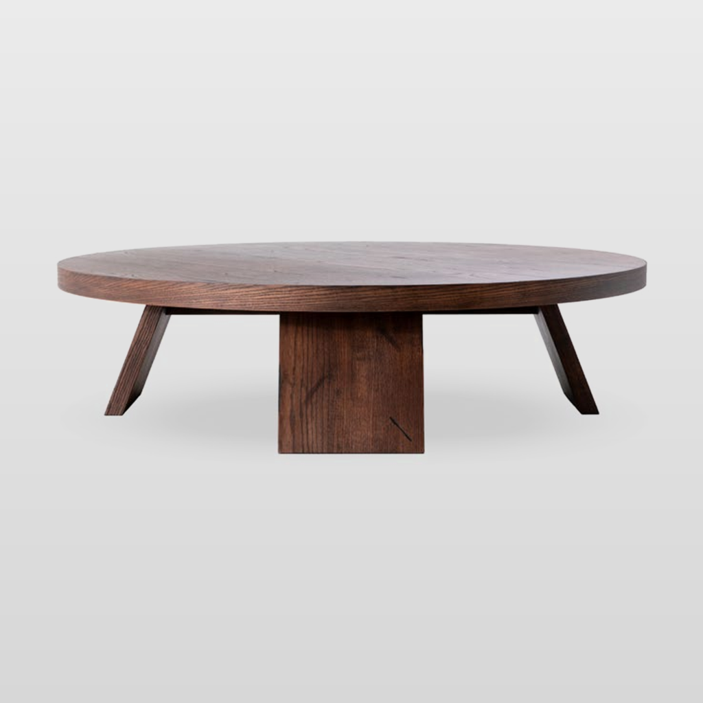 KBH Chip Cookie Coffee Table in a grounded dark palette, view 9