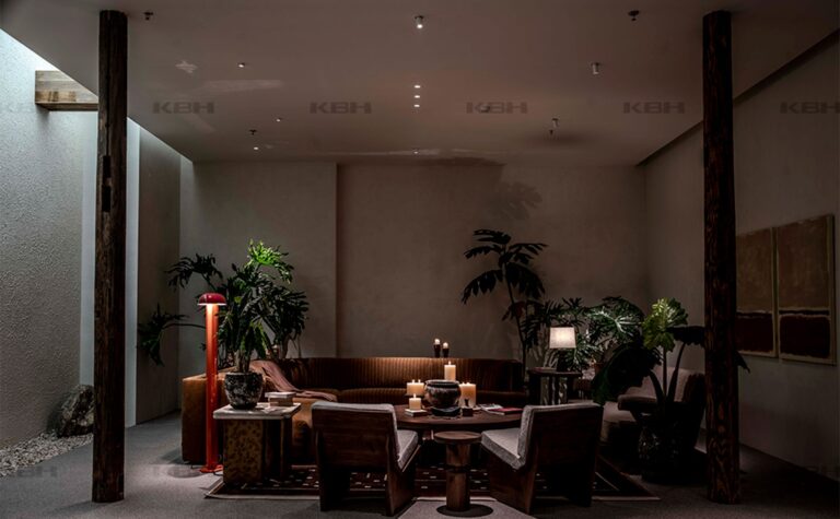 KBH Chip Cookie Coffee Table in a living room setting