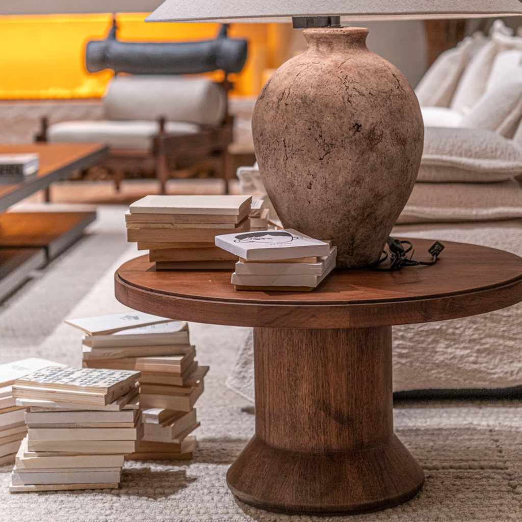 KBH Clock Base Corner Table for the living room