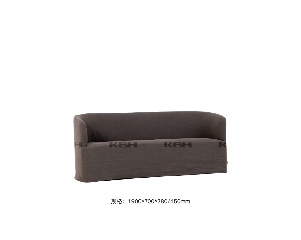 KBH Cocoa Bean Sofa in a grounded dark palette