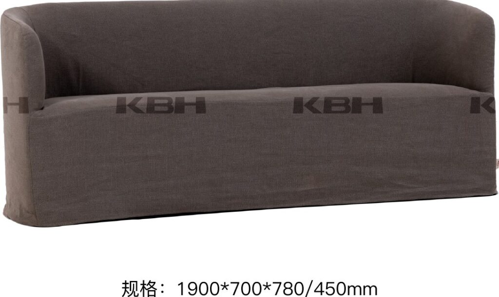 KBH Cocoa Bean Sofa in a living room setting