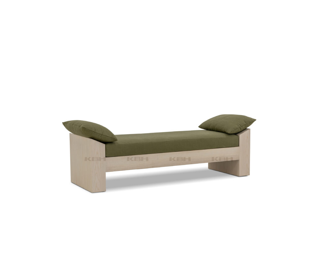 KBH Cocoa Bed-End Stool from the Soft Minimal collection