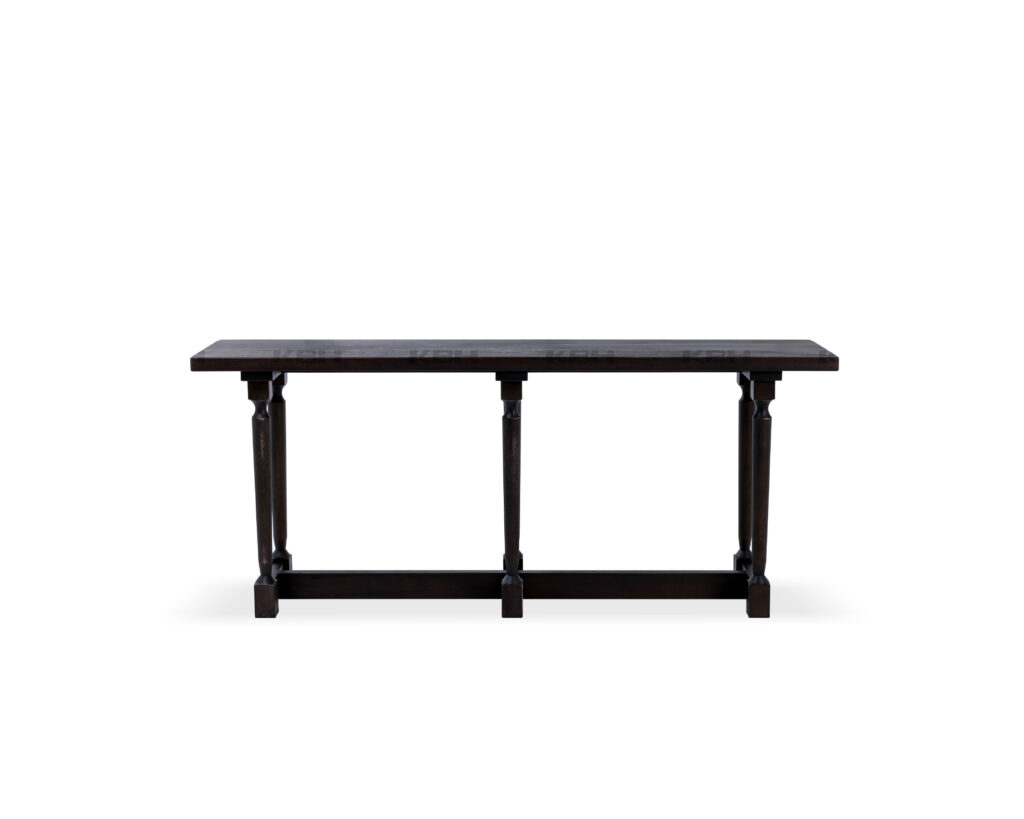 KBH Column Entry Cabinet in a grounded dark palette