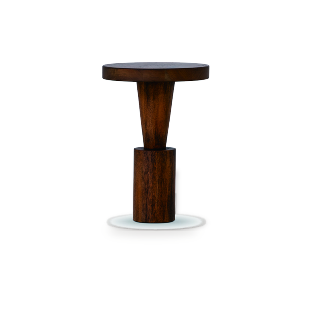 KBH Cone Column Corner Table from the Natural Wood collection, view 8