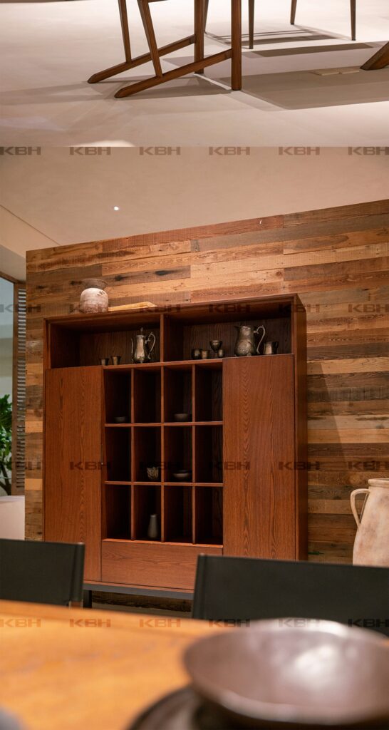 KBH Corner Bar Cabinet in a bedroom setting, view 2